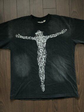 Hellstar Jesus Qr Code Tee Size M Brand New